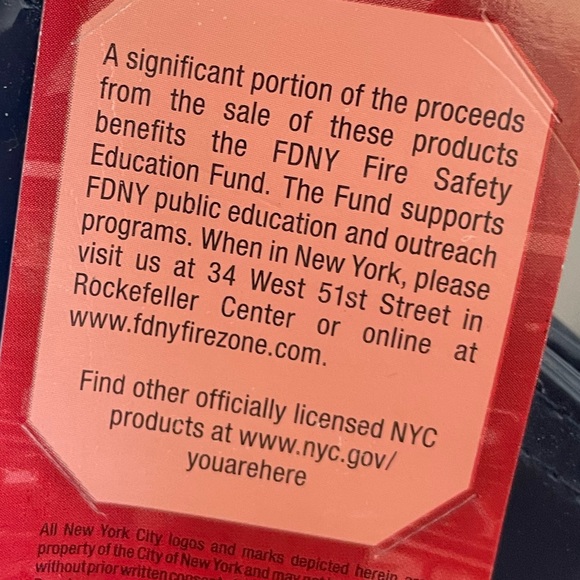 NWT Fire Dept City of NY - FDNY Navy Tote - Picture 12 of 14